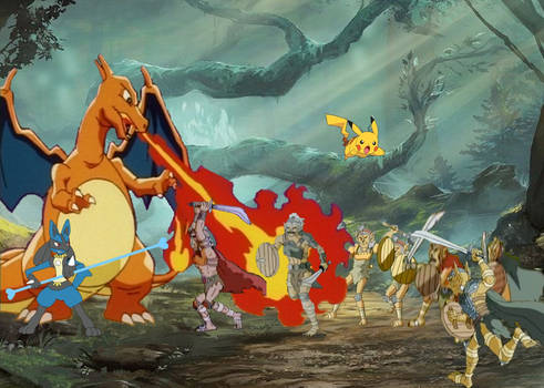 Pokemon team vs the Goblins