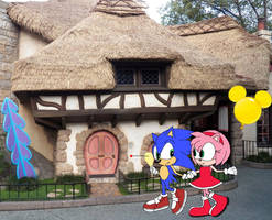 Sonic and Amy in Fantasyland