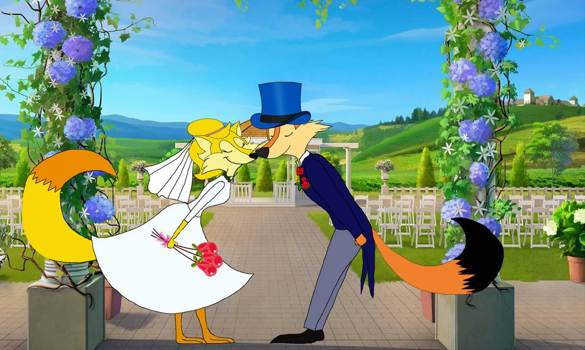 Adult rusty and frisky in marriage by LagovulpesTheGentle on DeviantArt