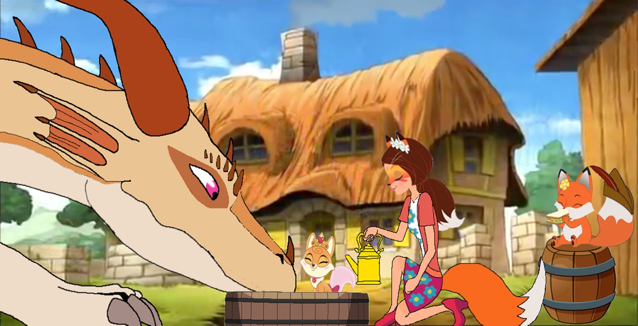 Reginald Fox Felicity Fox Feeding Sir Reginald in farmland by LagovulpesTheGentle on ...