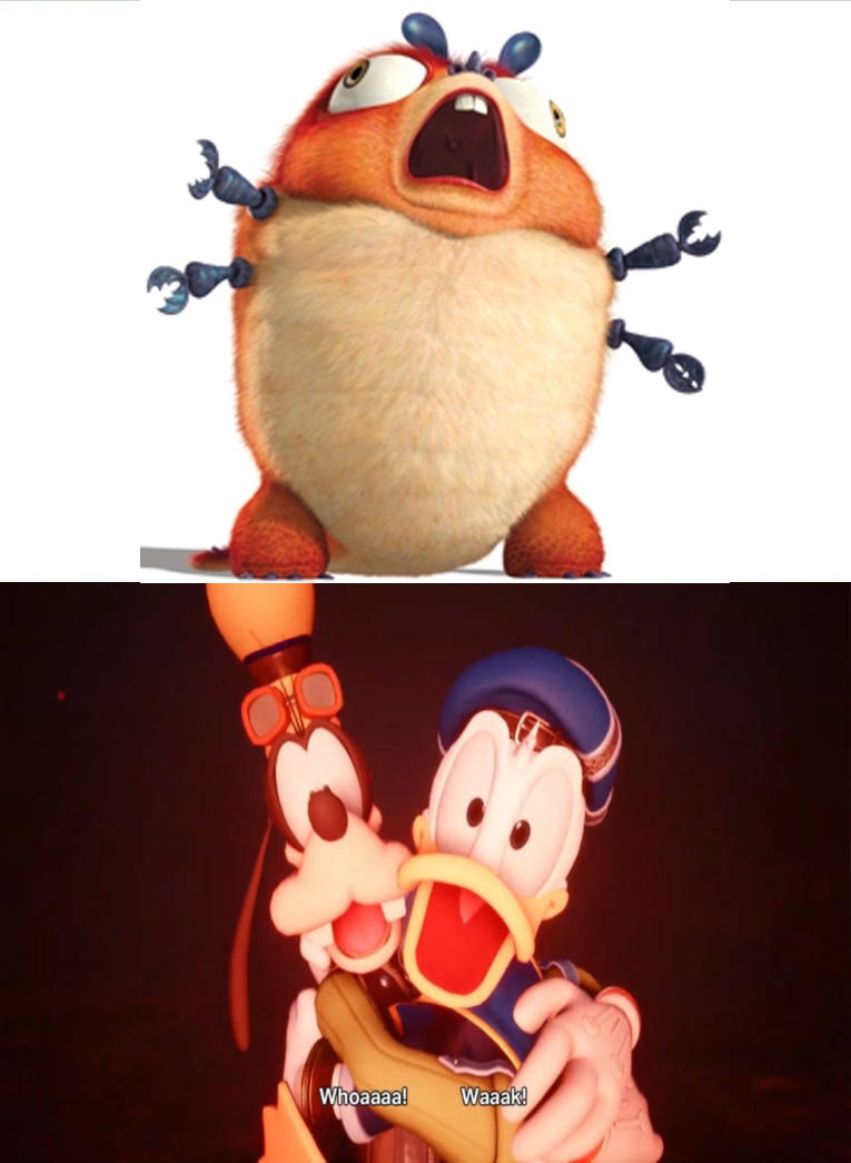 Donald and Goofy were scared by Insectosaurus by LagovulpesTheGentle on ...