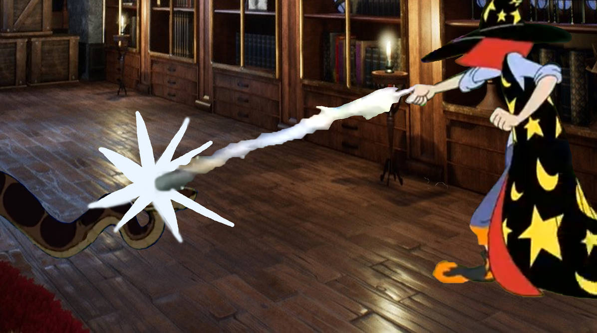 Wizard Zapping Against Kaa by LagovulpesTheGentle on DeviantArt