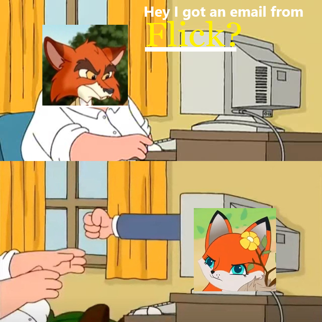 Brer Fox Sad Brer Fox gets an email punch by Flick by LagovulpesTheGentle on DeviantArt