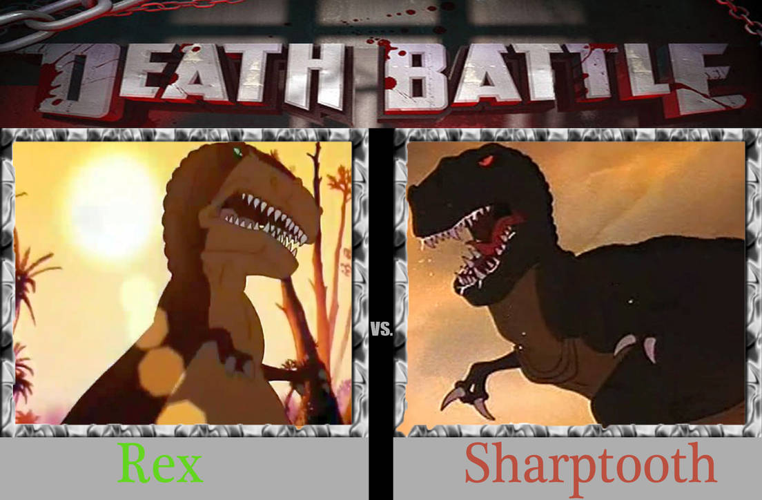 Sharptooth Rims Rex vs Sharptooth by LagovulpesTheGentle on DeviantArt