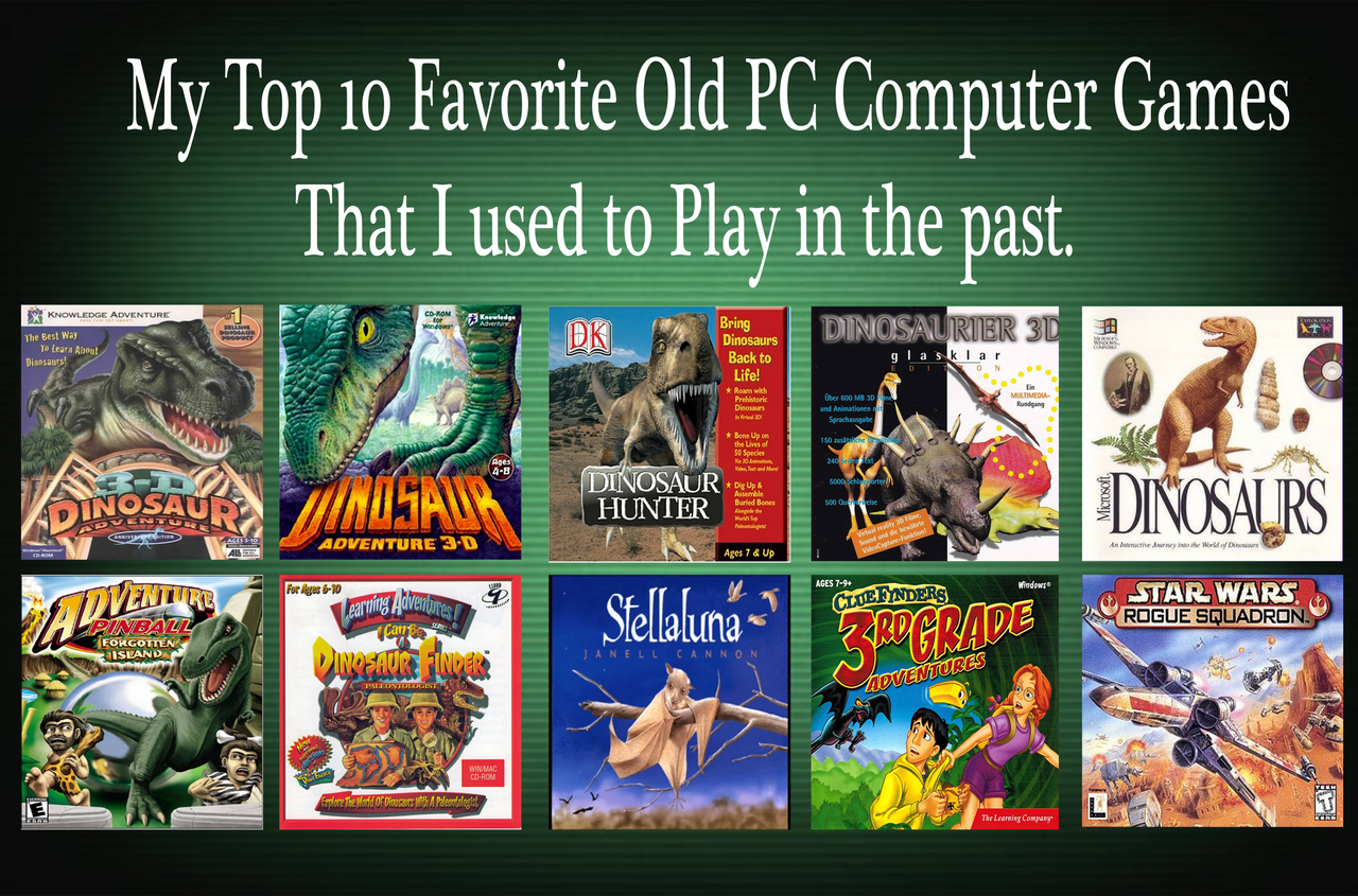 The Old Computer Kids Game Collection by Evanh123 on DeviantArt