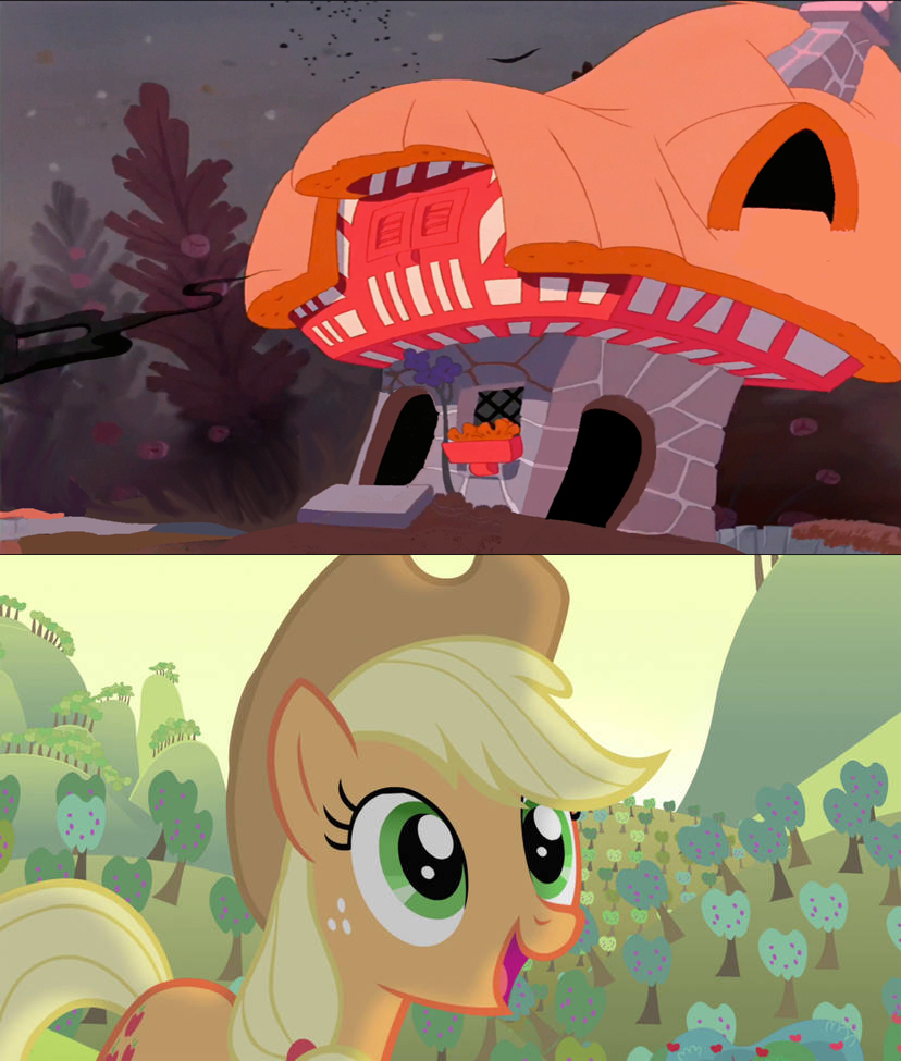 Applejack Rabbit Picture applejack excited about Sentient Rabbit House by LagovulpesTheGentle on ...
