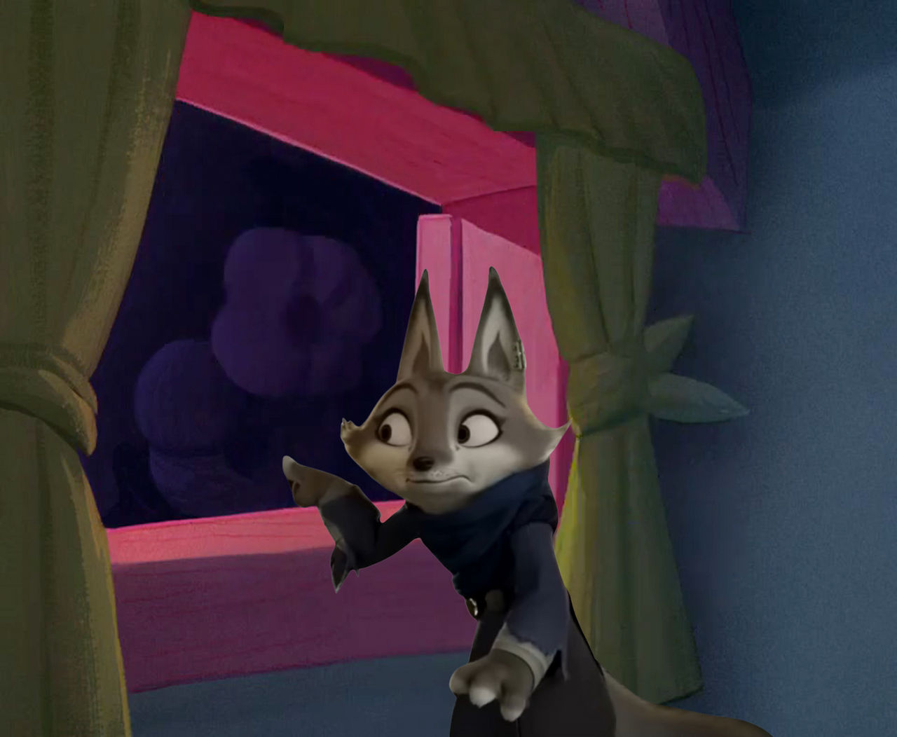 Zhen inside the White Rabbit's House by LagovulpesTheGentle on DeviantArt