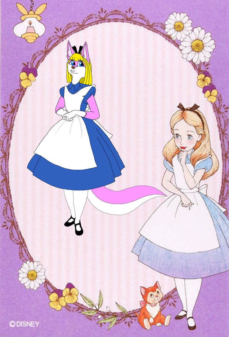 Alice Reaction of Lillian's Fan Dress by LagovulpesTheGentle on DeviantArt