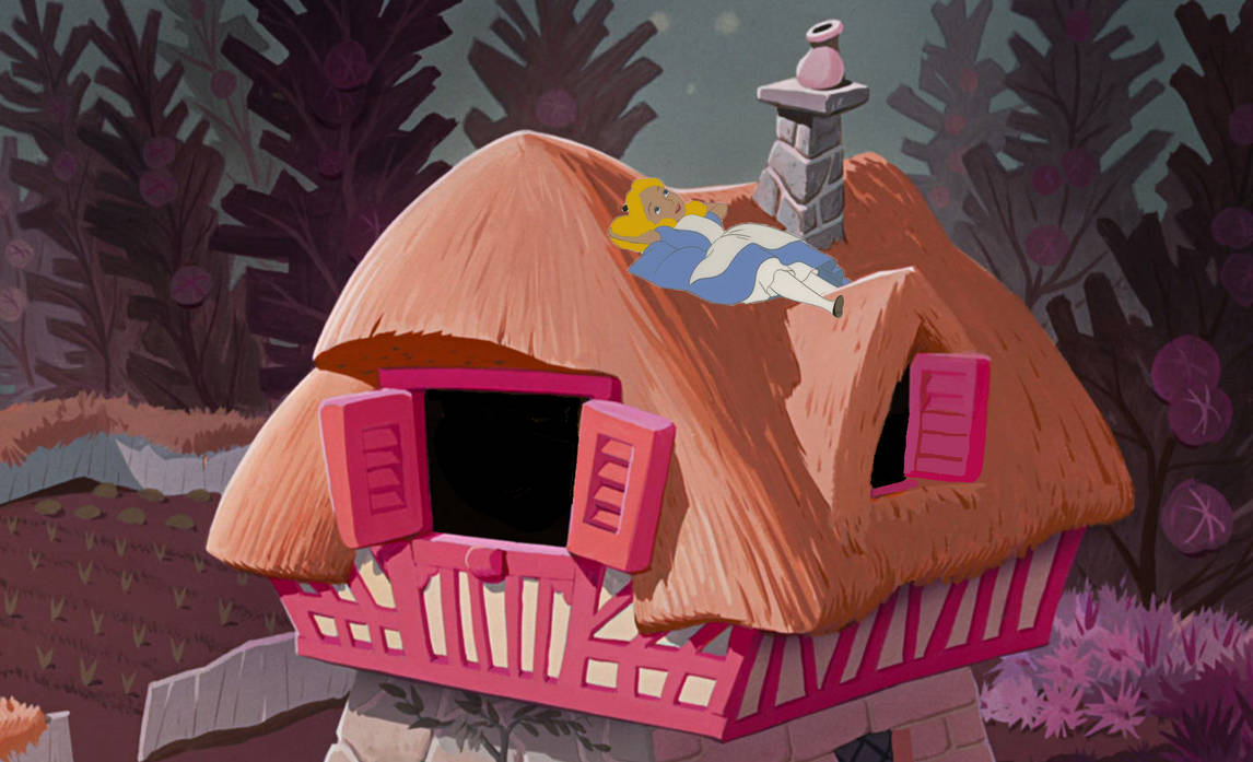 White Rabbit House Deviantart Alice relaxing on the White Rabbit's House by LagovulpesTheGentle on ...