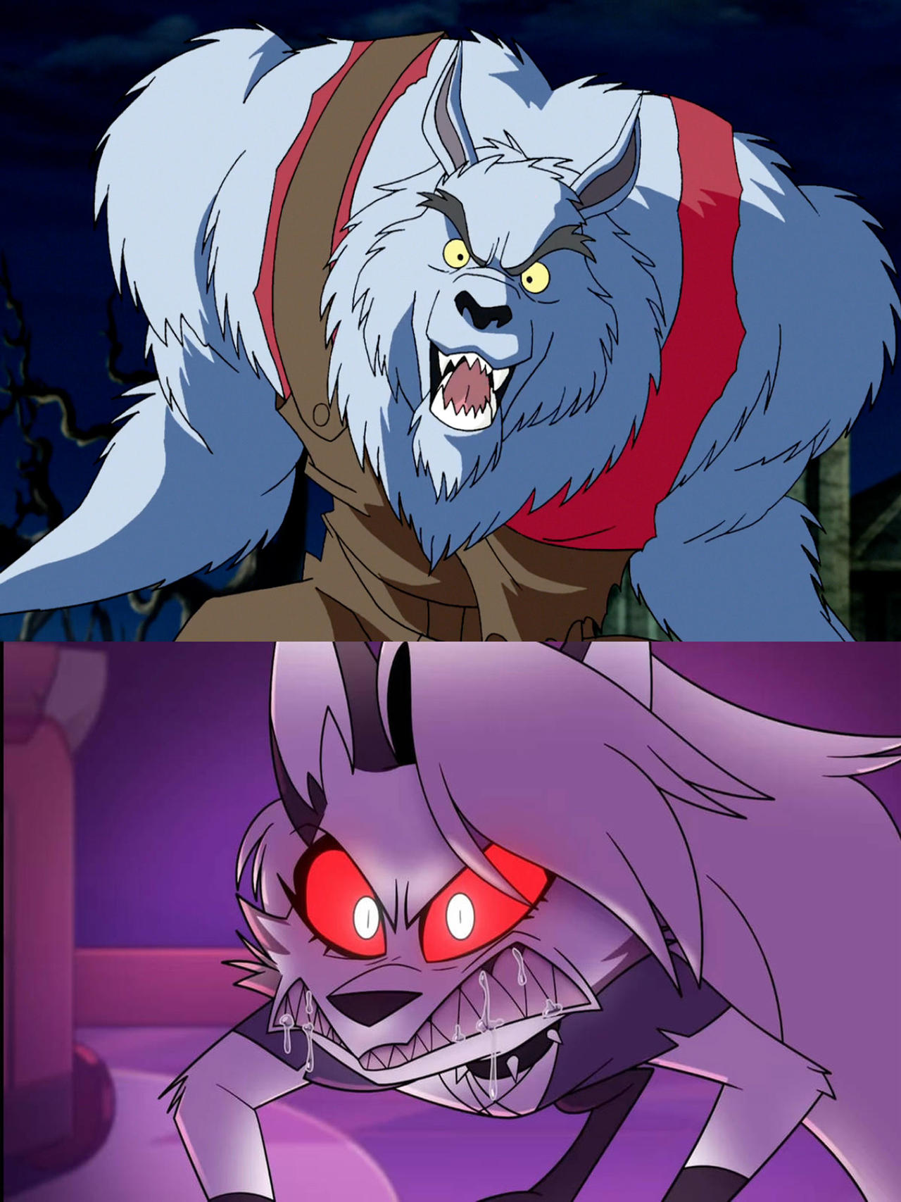 Loona Rage Loona vs Werewolf by LagovulpesTheGentle on DeviantArt