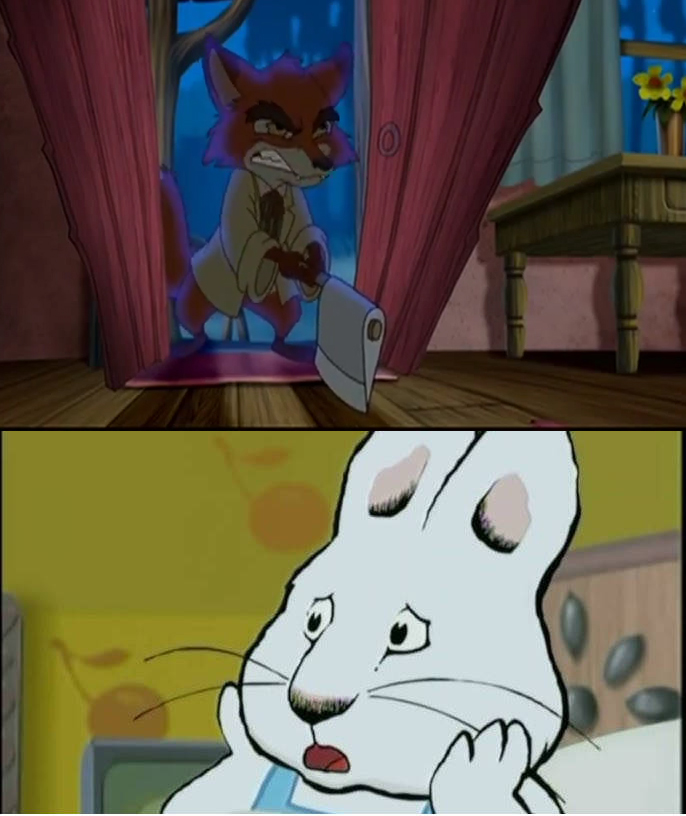 Brer Fox Sad Ruby is scared of Brer Fox by LagovulpesTheGentle on DeviantArt