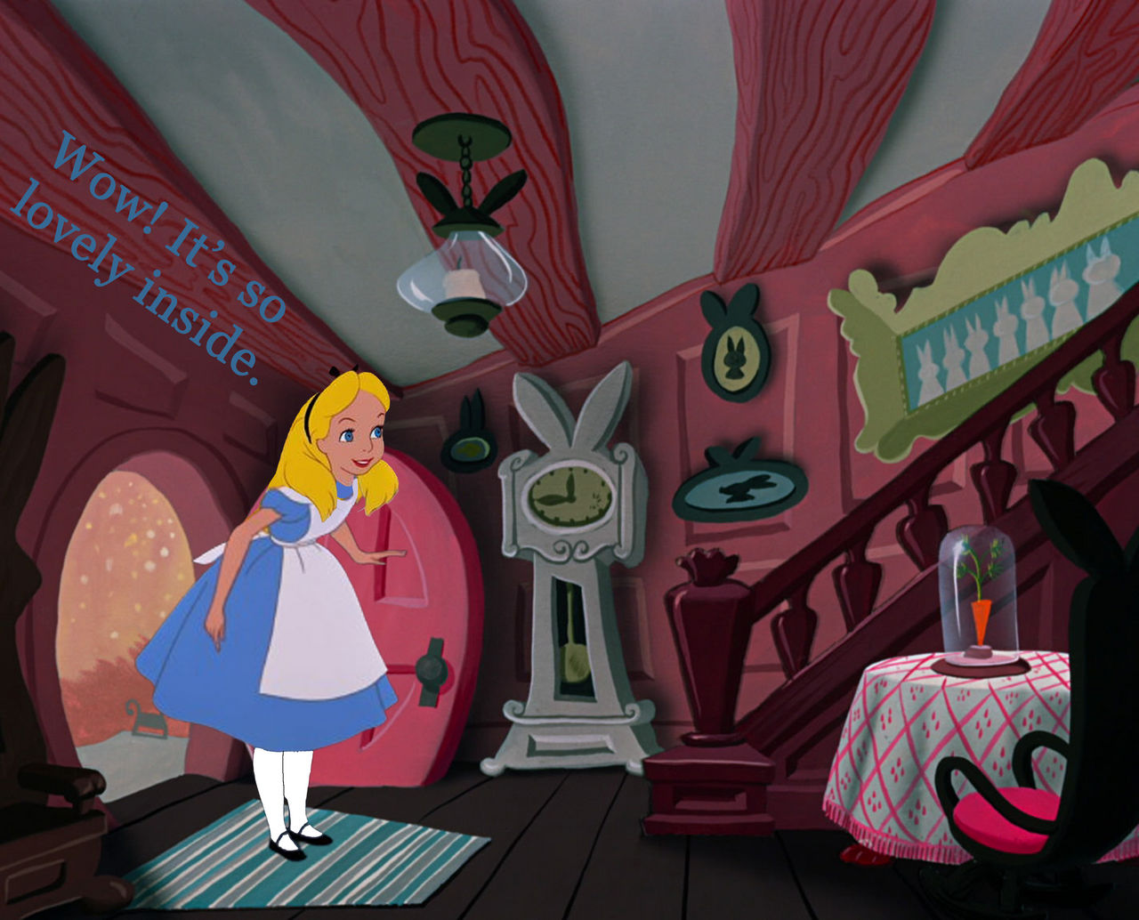 Alice Rabbit House Pg. 22 Alice and the White Rabbit's House by LagovulpesTheGentle on ...