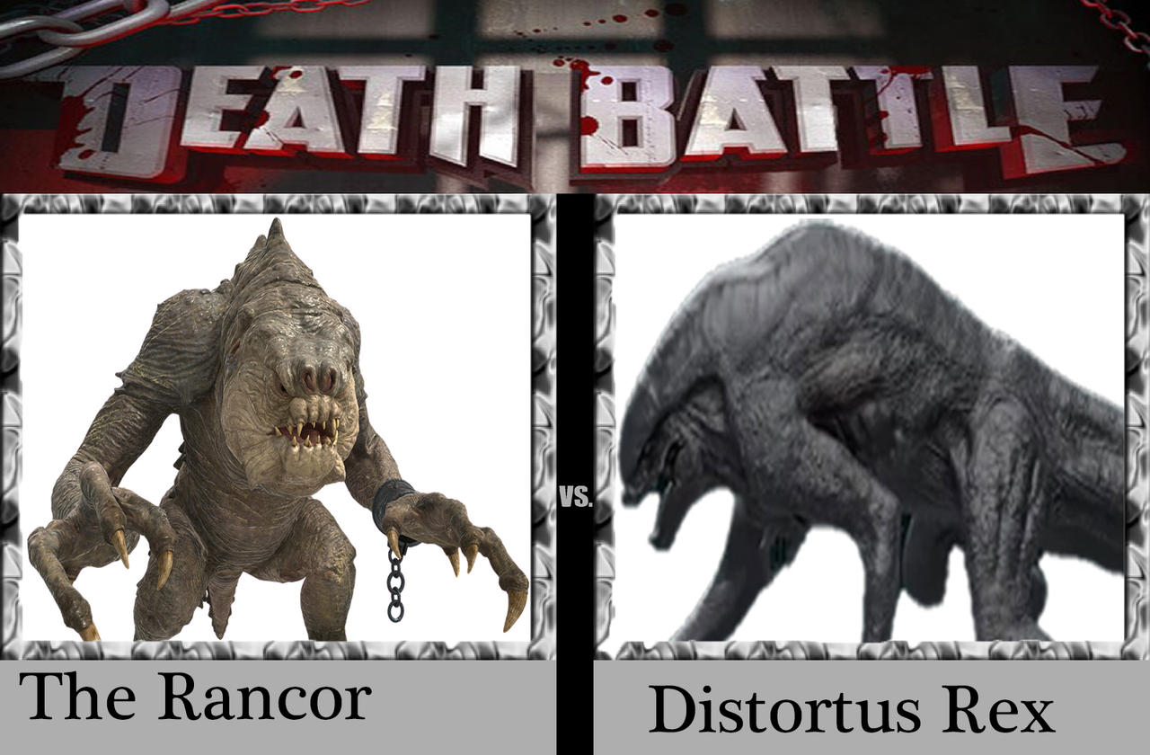 The Rancor vs Distortus Rex by LagovulpesTheGentle on DeviantArt