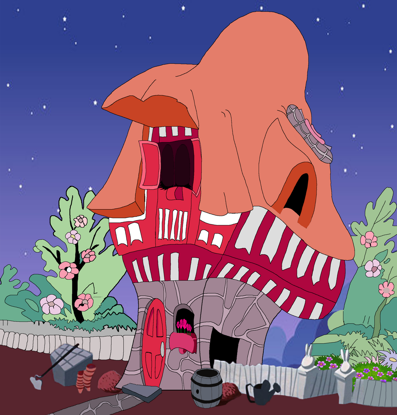Alice Rabbit House Pg. 52 Alice and the White Rabbit's House by LagovulpesTheGentle on ...