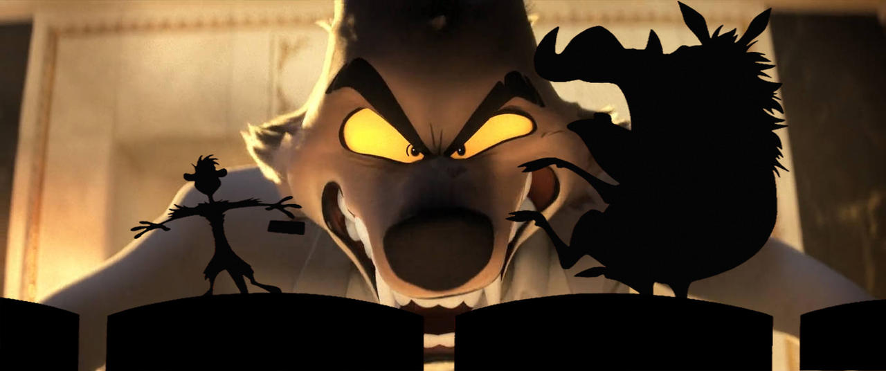 Timon and Pumbaa Scared by Mr. Wolf by LagovulpesTheGentle on DeviantArt