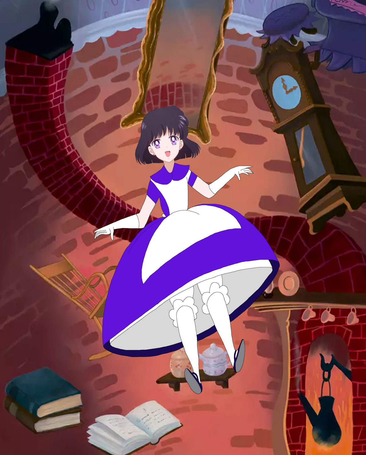 Hotaru Tomoe Paraskirting Rabbit Hole by LagovulpesTheGentle on DeviantArt