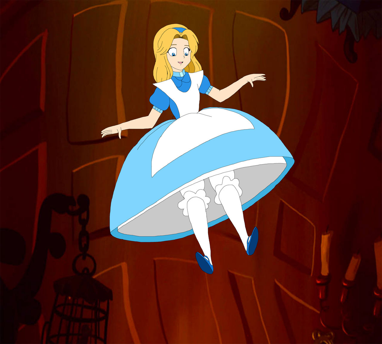 Labyrinth Paraskirt Maria Robotnik Paraskirt in the Rabbit Hole by LagovulpesTheGentle on ...