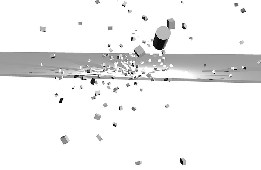 Gray Bricks Exploding Grayscale exploding blocks everywhere! by DrCheezey on DeviantArt