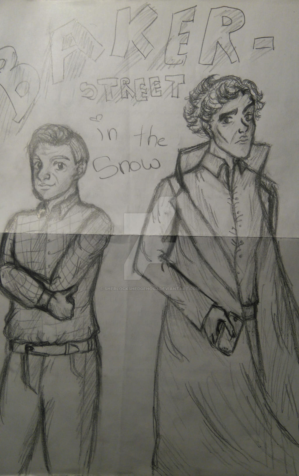 Sherlock Fancomic (Baker Street in the snow)