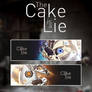 The Cake is a Lie Walltag