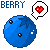 Free Icon: Blueberry Heart