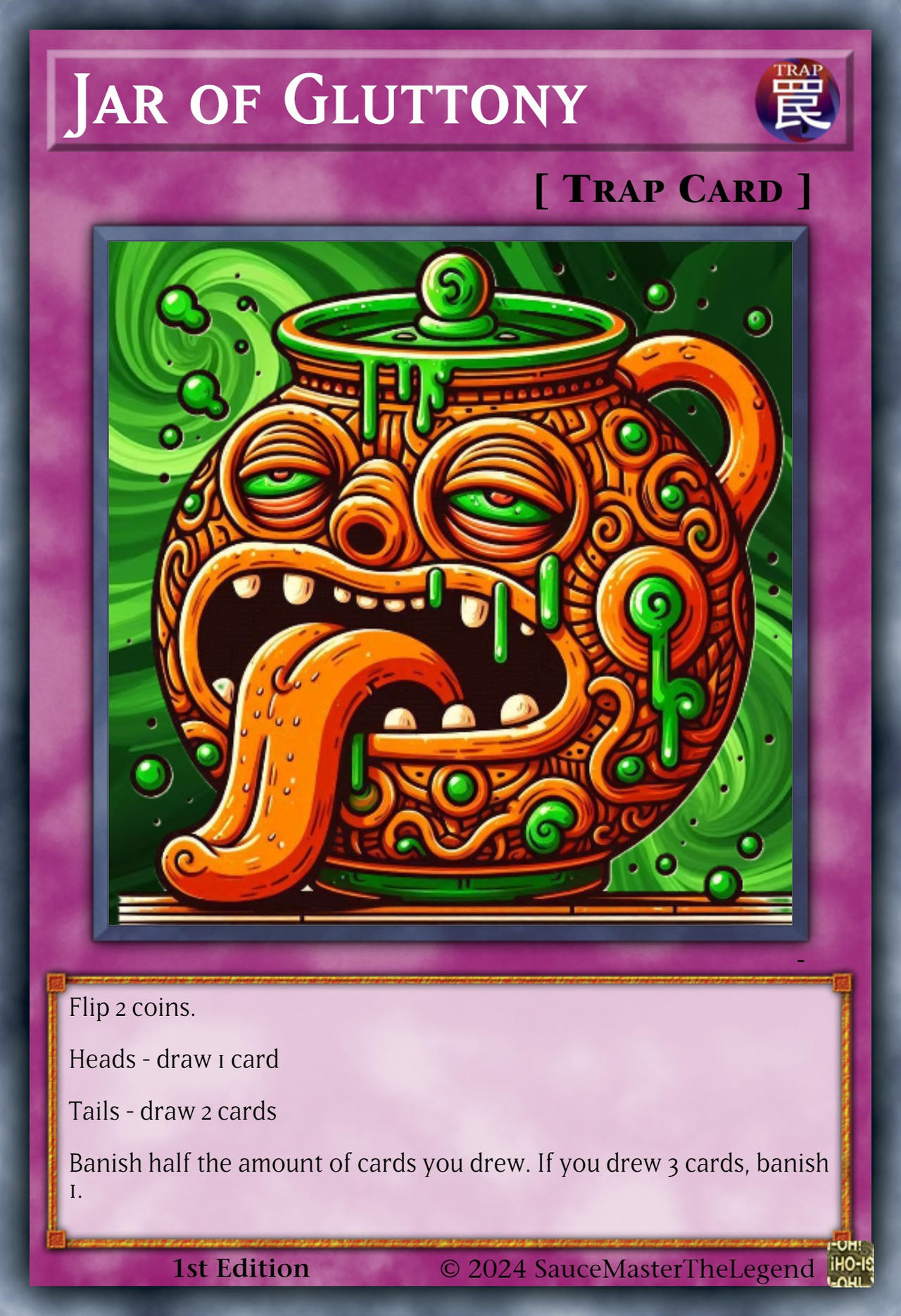 Jar of Gluttony Yu-Gi-Oh! by SauceMasterTheLegend on DeviantArt Jar of Gluttony Yu-Gi-Oh! by SauceMasterTheLegend on DeviantArt