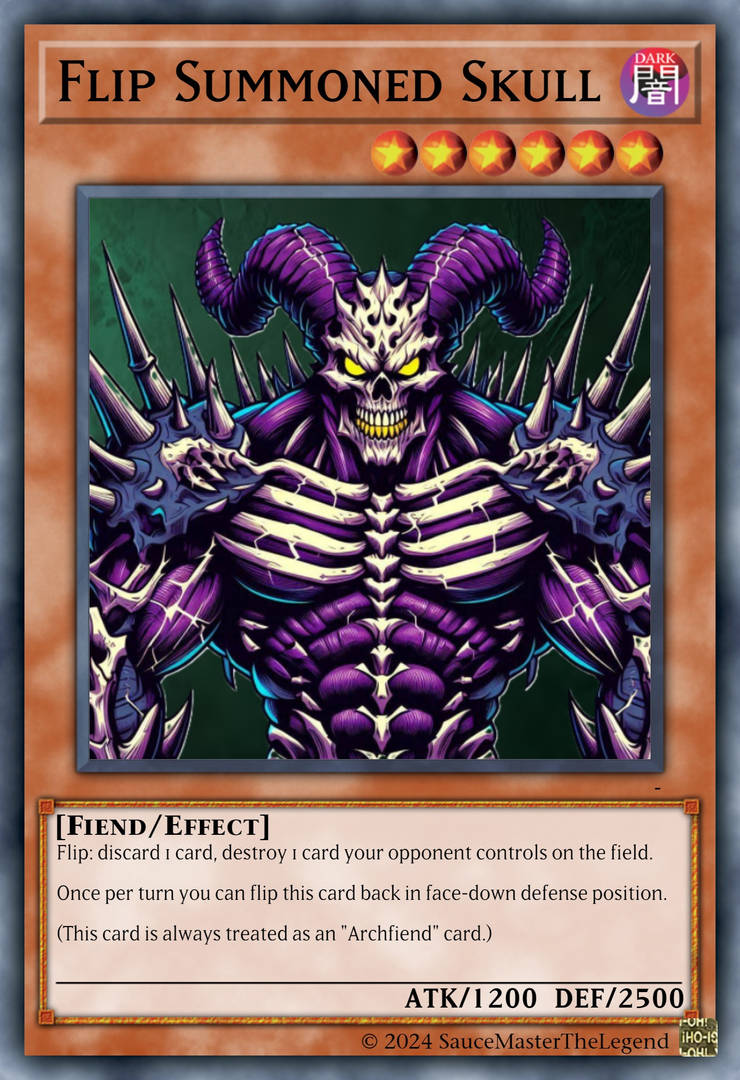 Summon Skull Ritual Flip Summoned Skull Yu-Gi-Oh! card by SauceMasterTheLegend on DeviantArt
