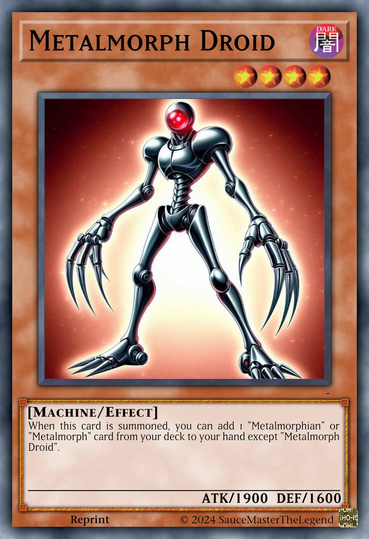 Metalmorph Slot Machine Metalmorph Droid Yu-Gi-Oh! by SauceMasterTheLegend on DeviantArt