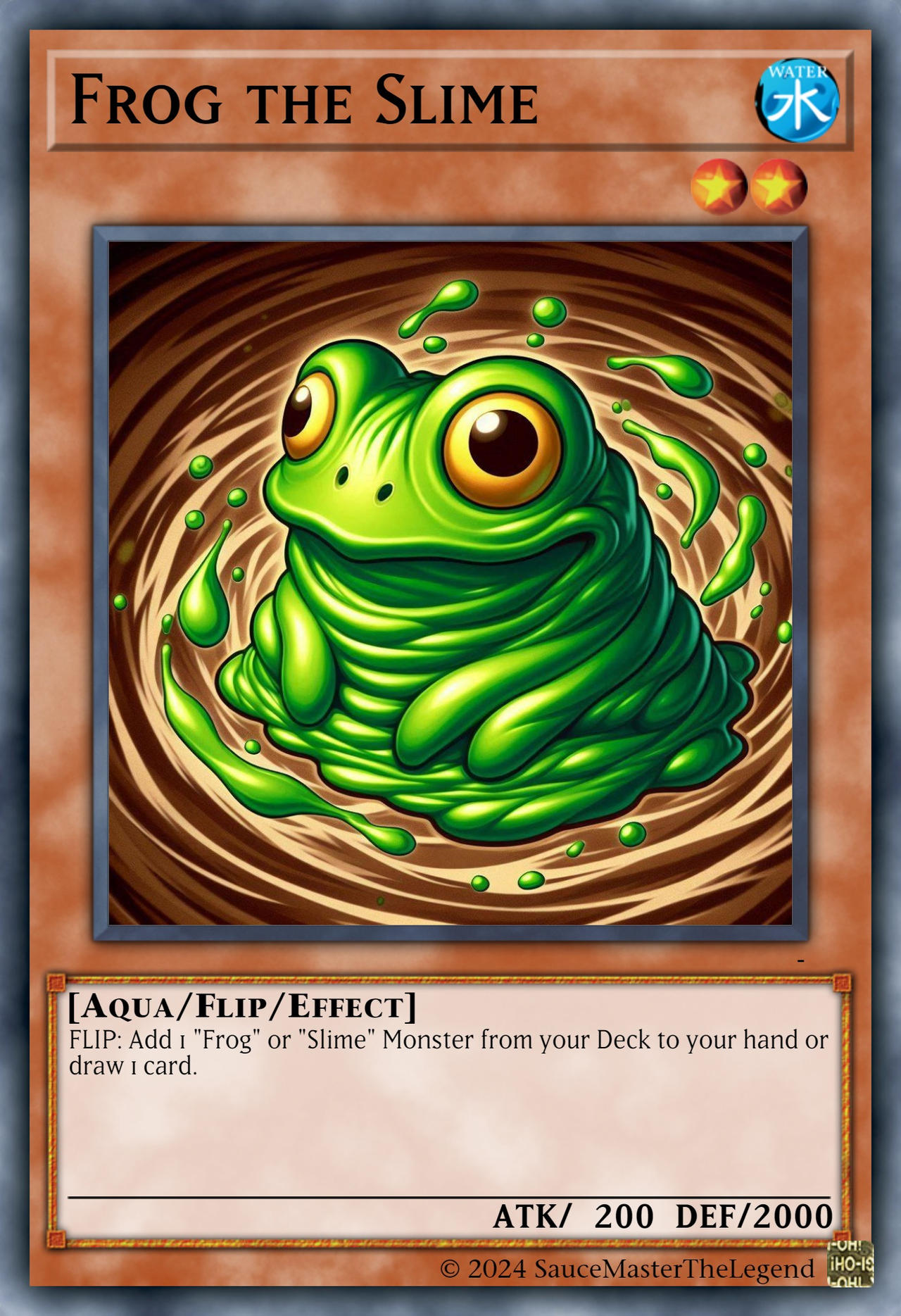 Frog the Slime Yu-Gi-Oh! by SauceMasterTheLegend on DeviantArt Frog the Slime Yu-Gi-Oh! by SauceMasterTheLegend on DeviantArt