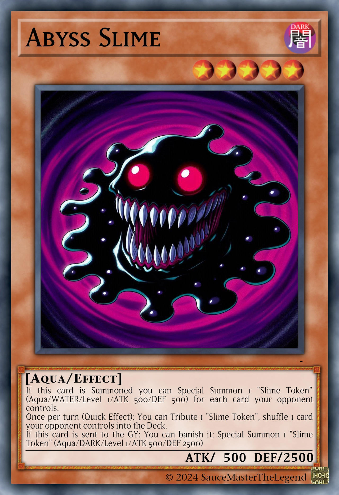 Abyss Slime Yu-Gi-Oh! by SauceMasterTheLegend on DeviantArt