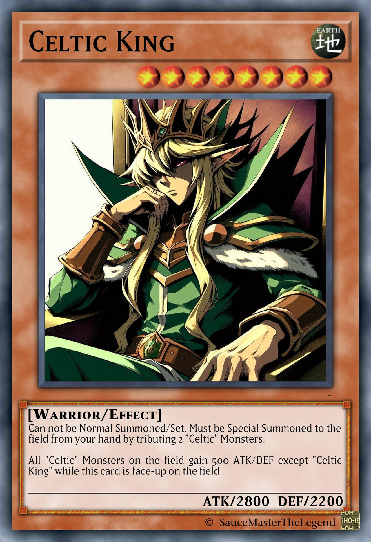 Celtic King Yu-Gi-Oh! by SauceMasterTheLegend on DeviantArt