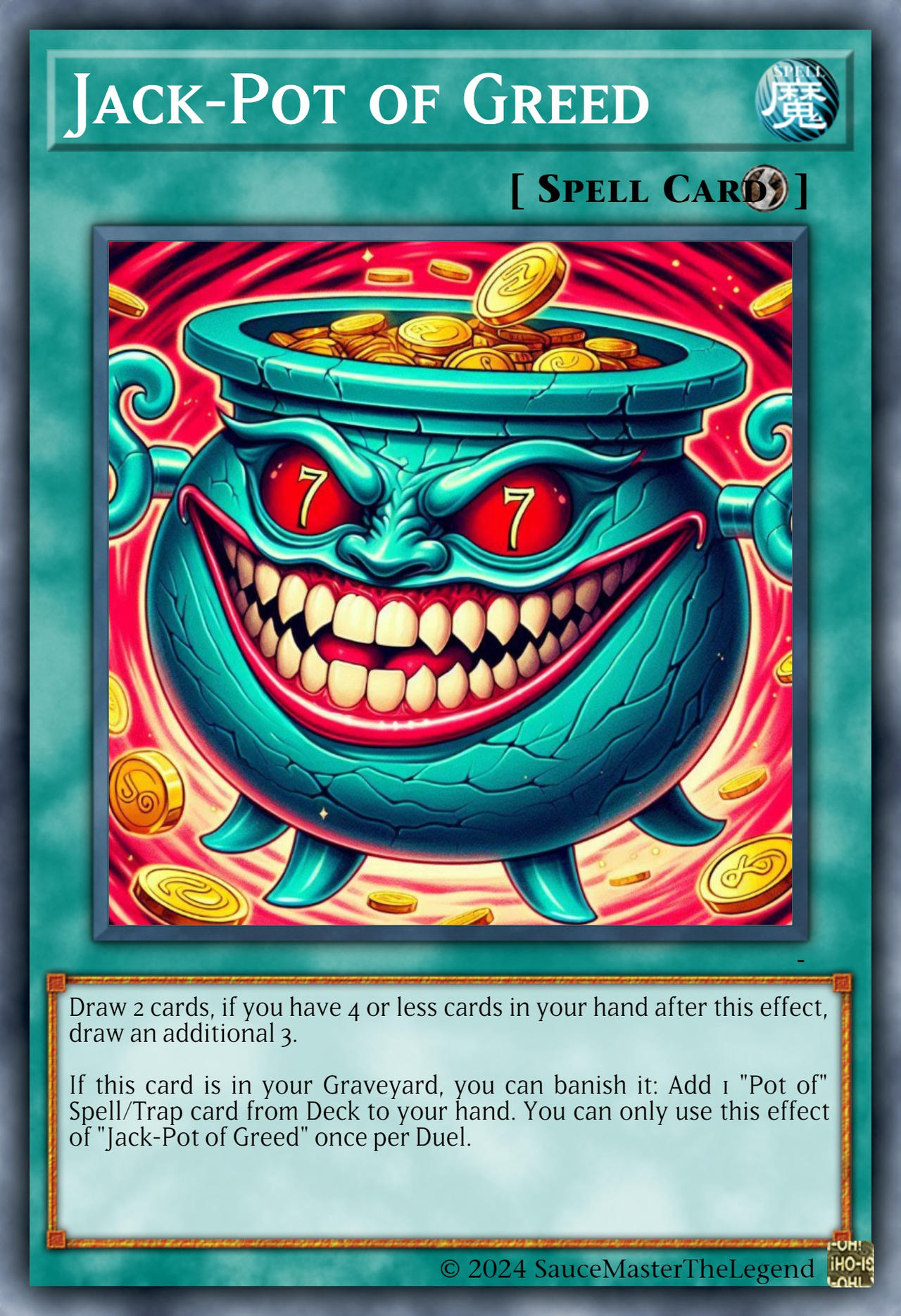 Jack-Pot of Greed Yu-Gi-Oh! by SauceMasterTheLegend on DeviantArt Jack-Pot of Greed Yu-Gi-Oh! by SauceMasterTheLegend on DeviantArt