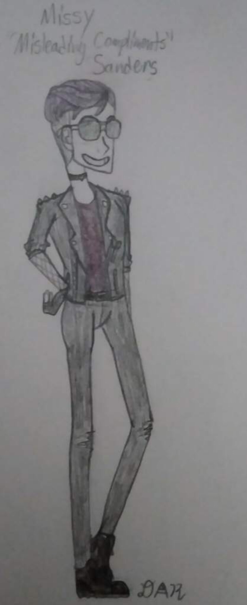 Sanders Shorts fan design: Missy