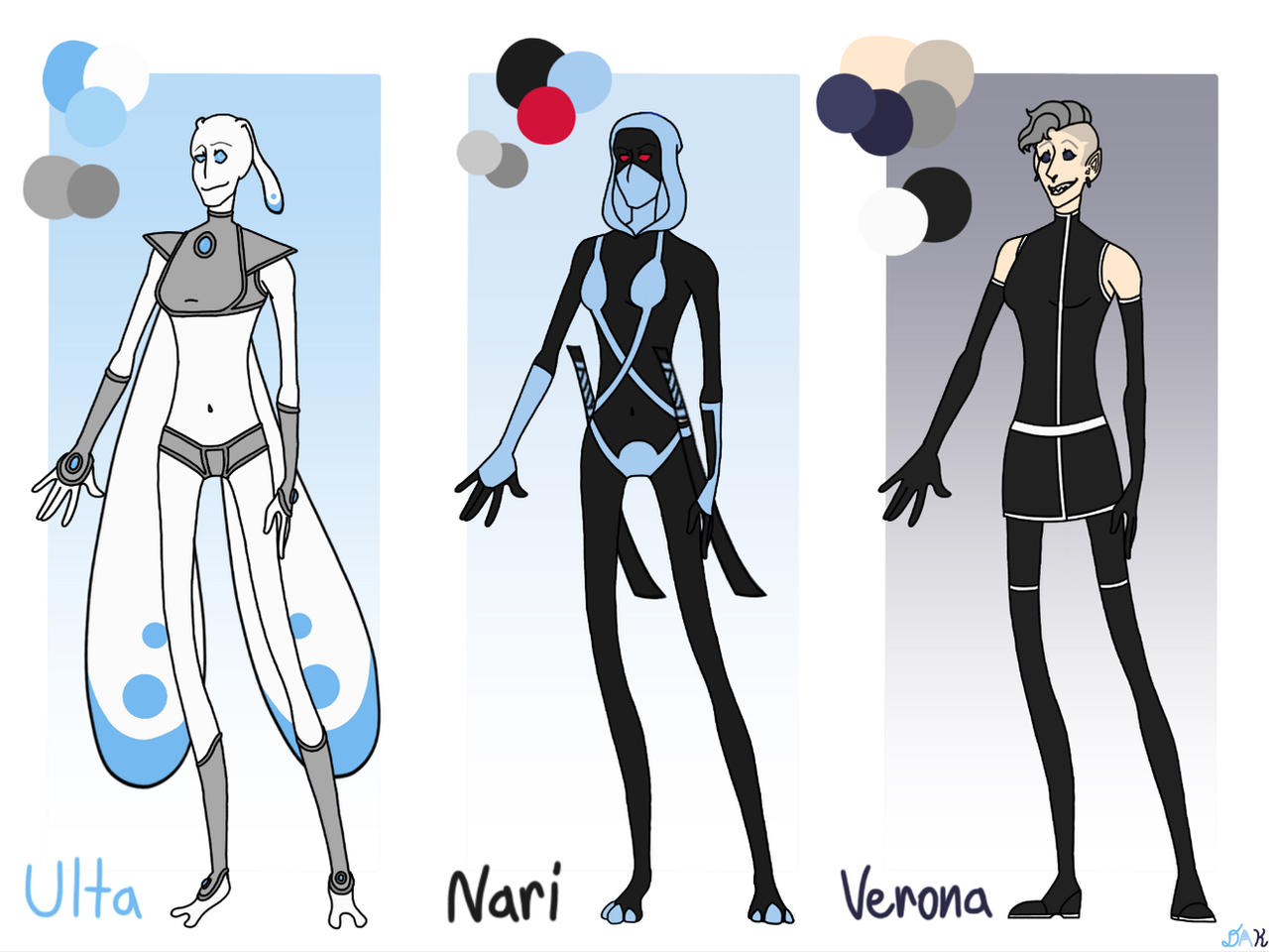 Old alien OCs revamp p2
