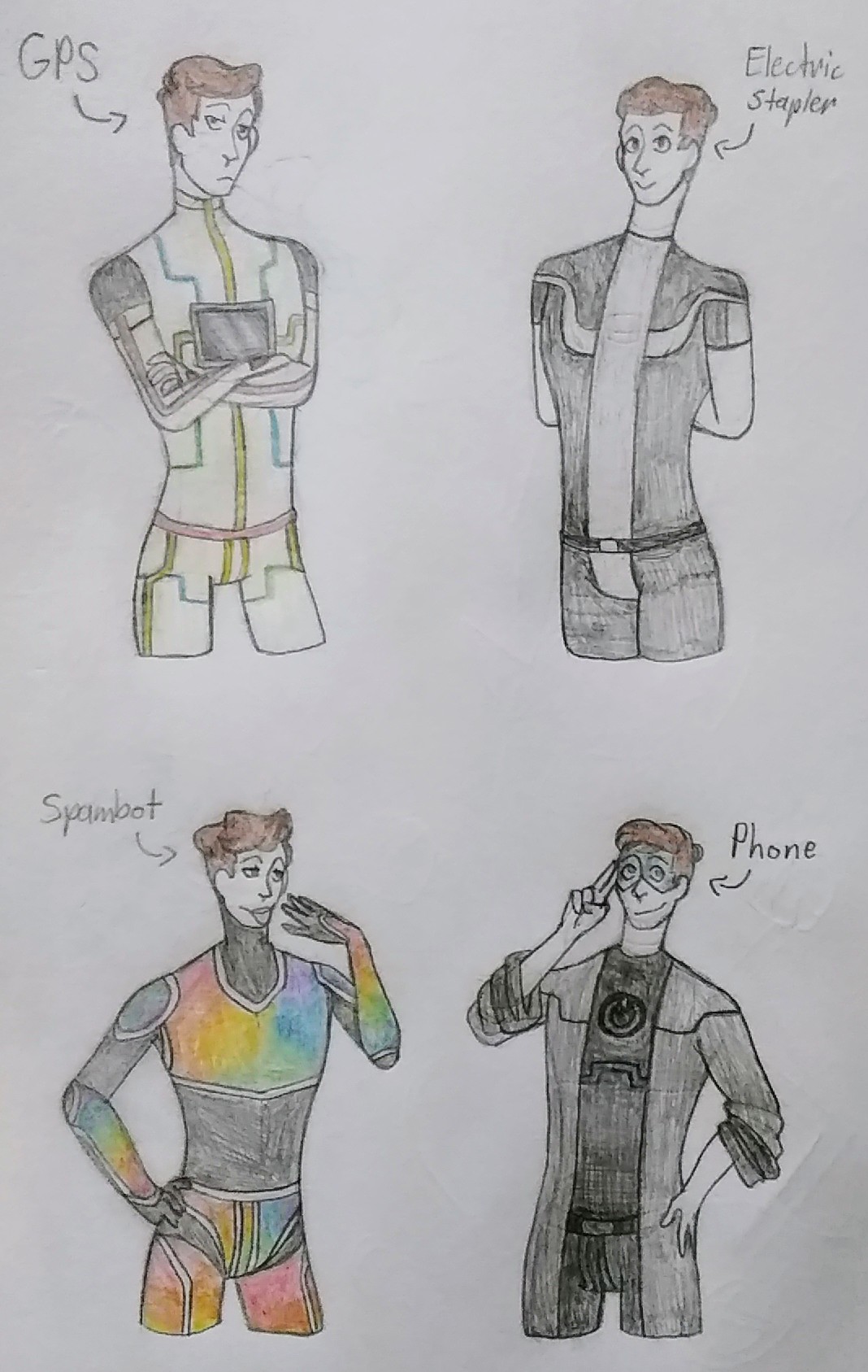 TSShorts fan-designs of Phone,GPS,SB n' ES