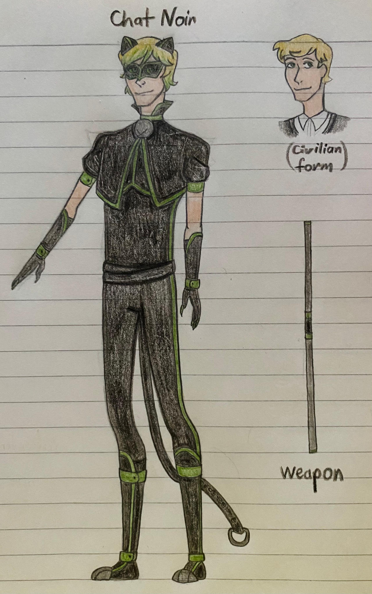 Miraculous Chat Noir redesign