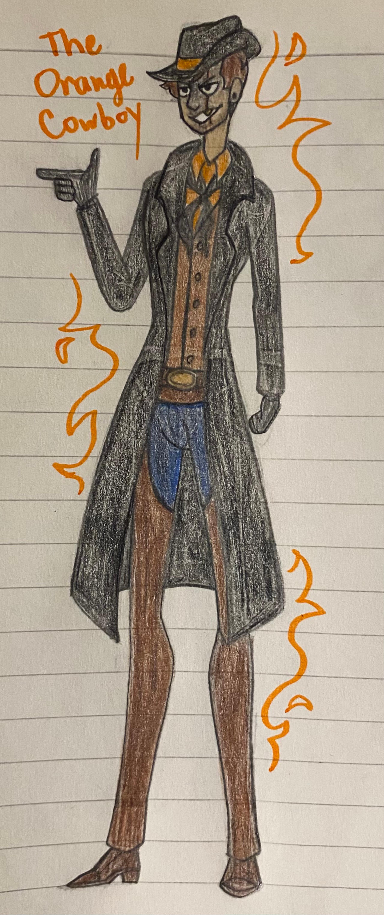 Sanders Sides the Orange Cowboy