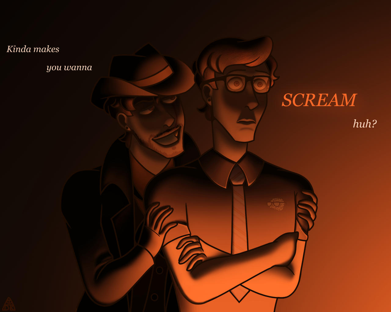 Kinda makes you wanna scream huh?