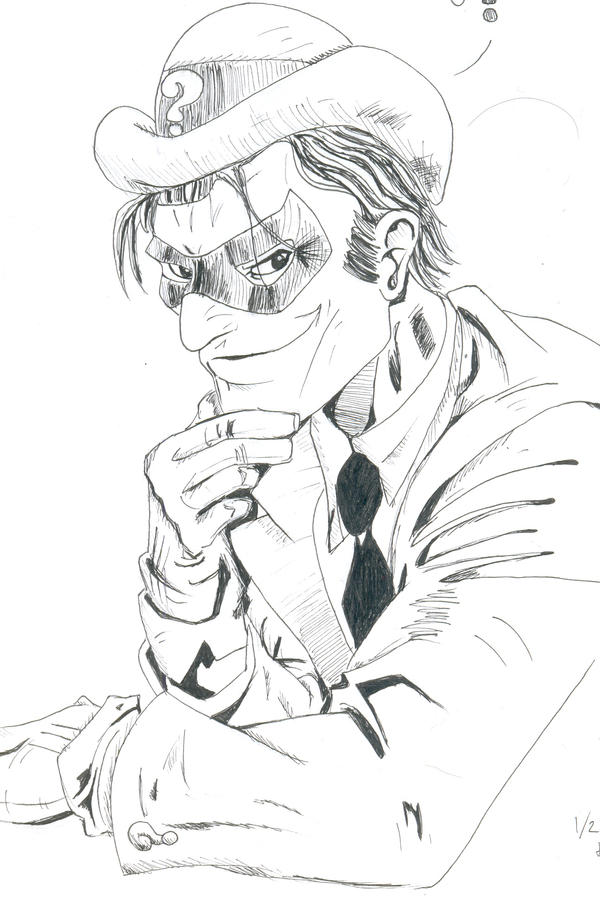 Top Hat Riddler The riddler by TopHat-And-Tentacles on DeviantArt