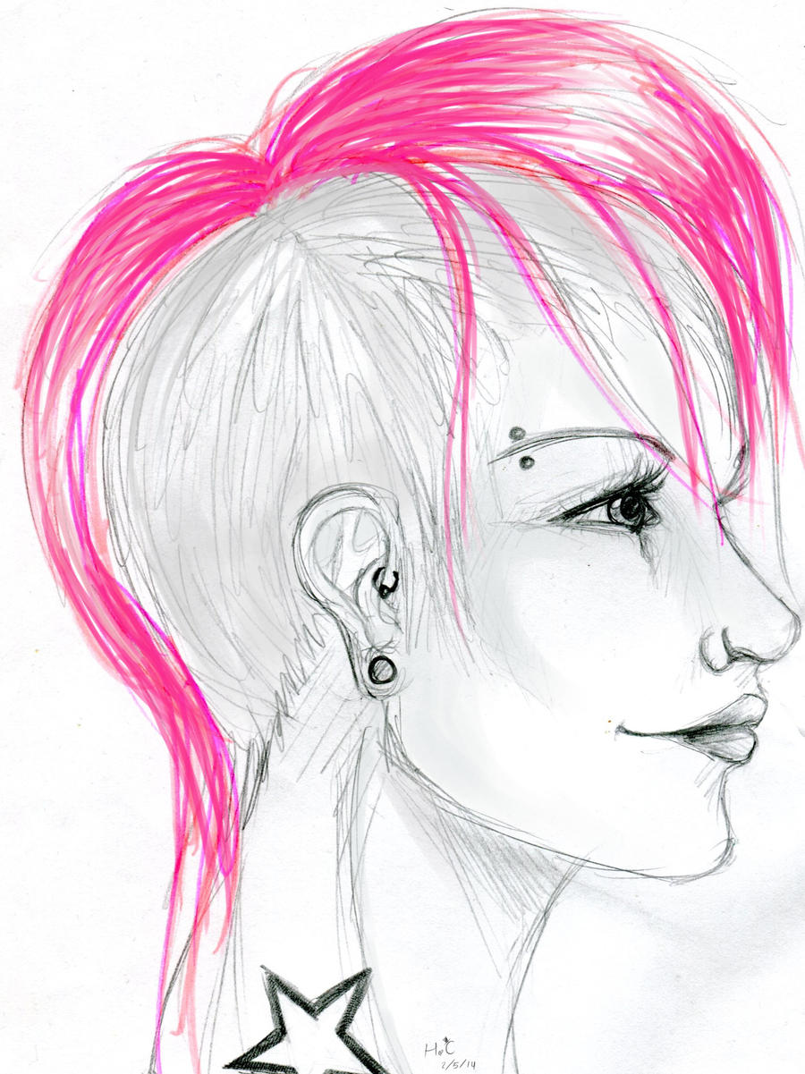 Pink -sketch-