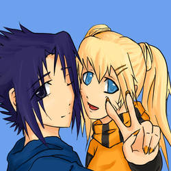 .:Naruko and Sasuke:.