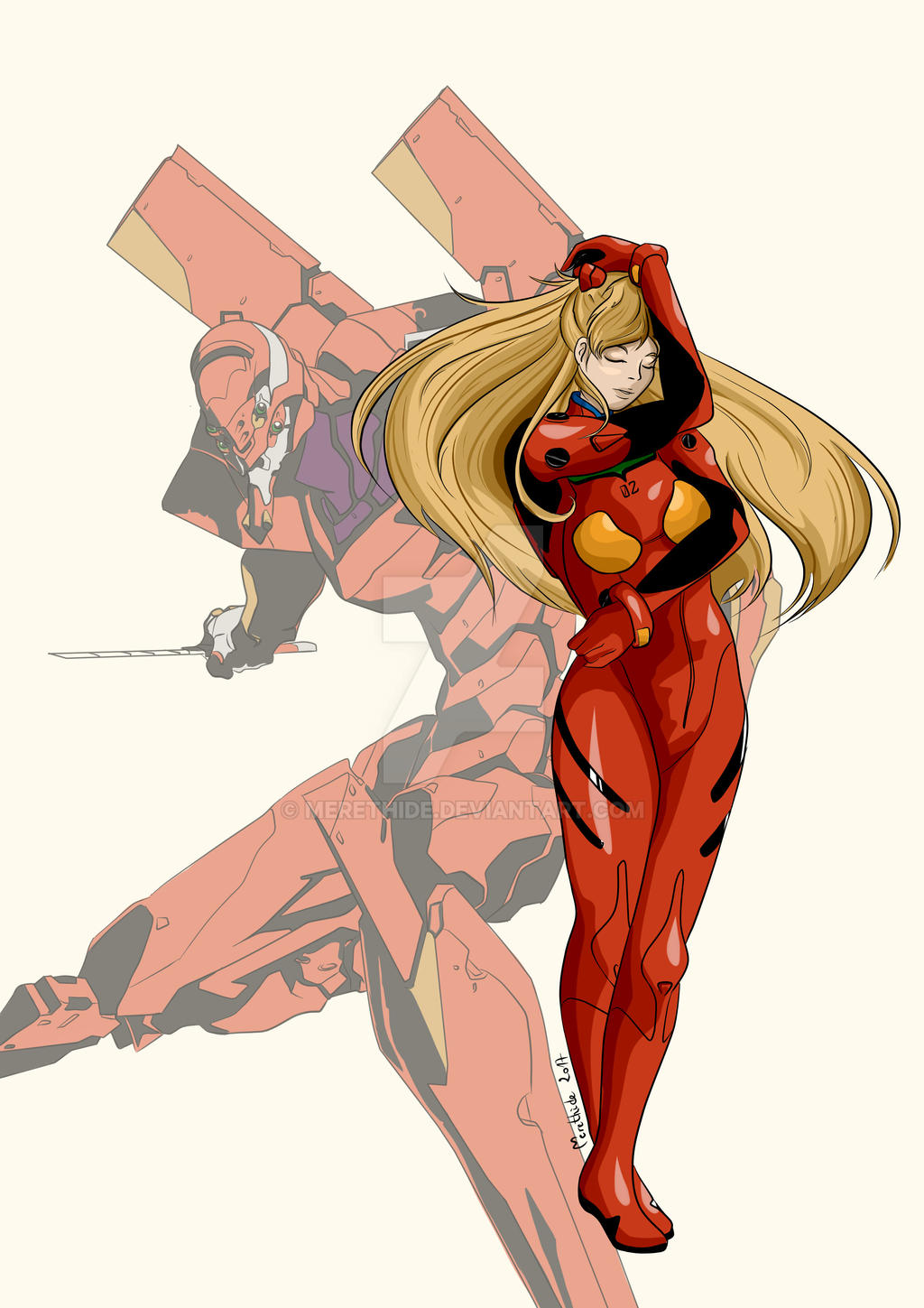 Fanart Asuka Soryu Langley