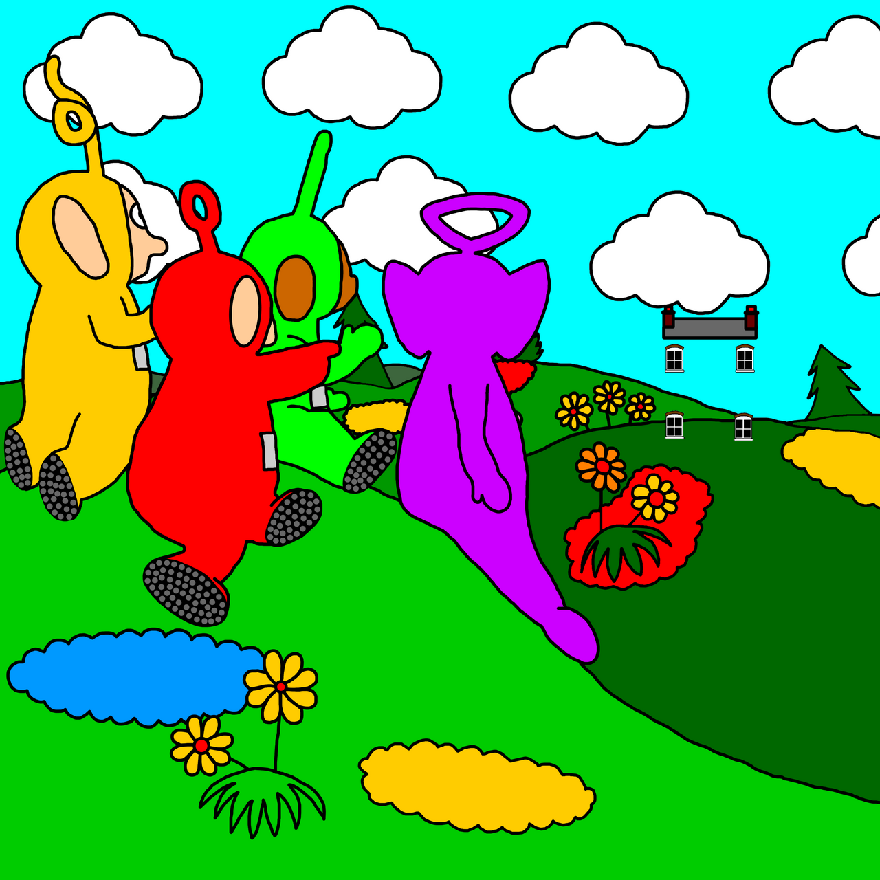 Teletubbies Magic House Tweaked Steam Workshop::Slendytubbies Addons