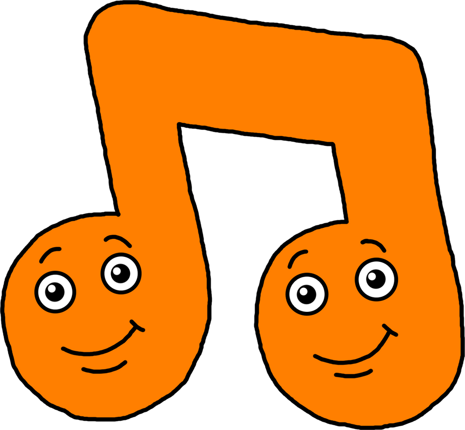 Quaver Ed Orange Music Note Quaver #1 by mannyt1013 on DeviantArt