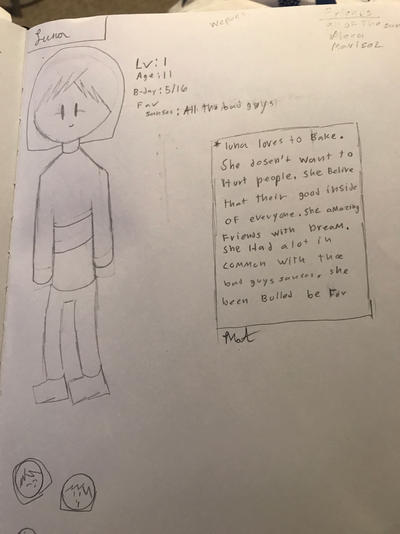Character log #2 by Inktrap1 on DeviantArt
