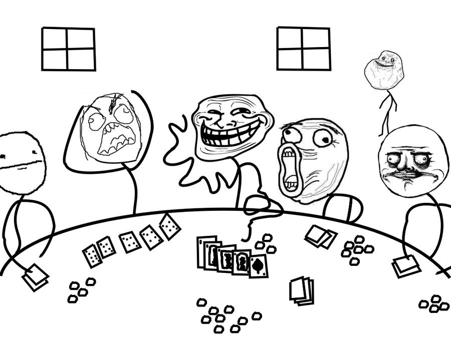 Memes Playing Poker