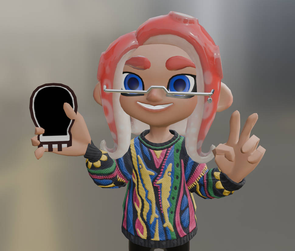 Splatoon model avant by untiteledpers0n on DeviantArt