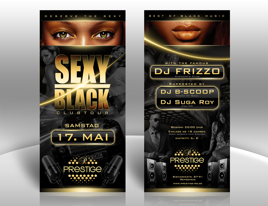 Sexy Black Party Flyer