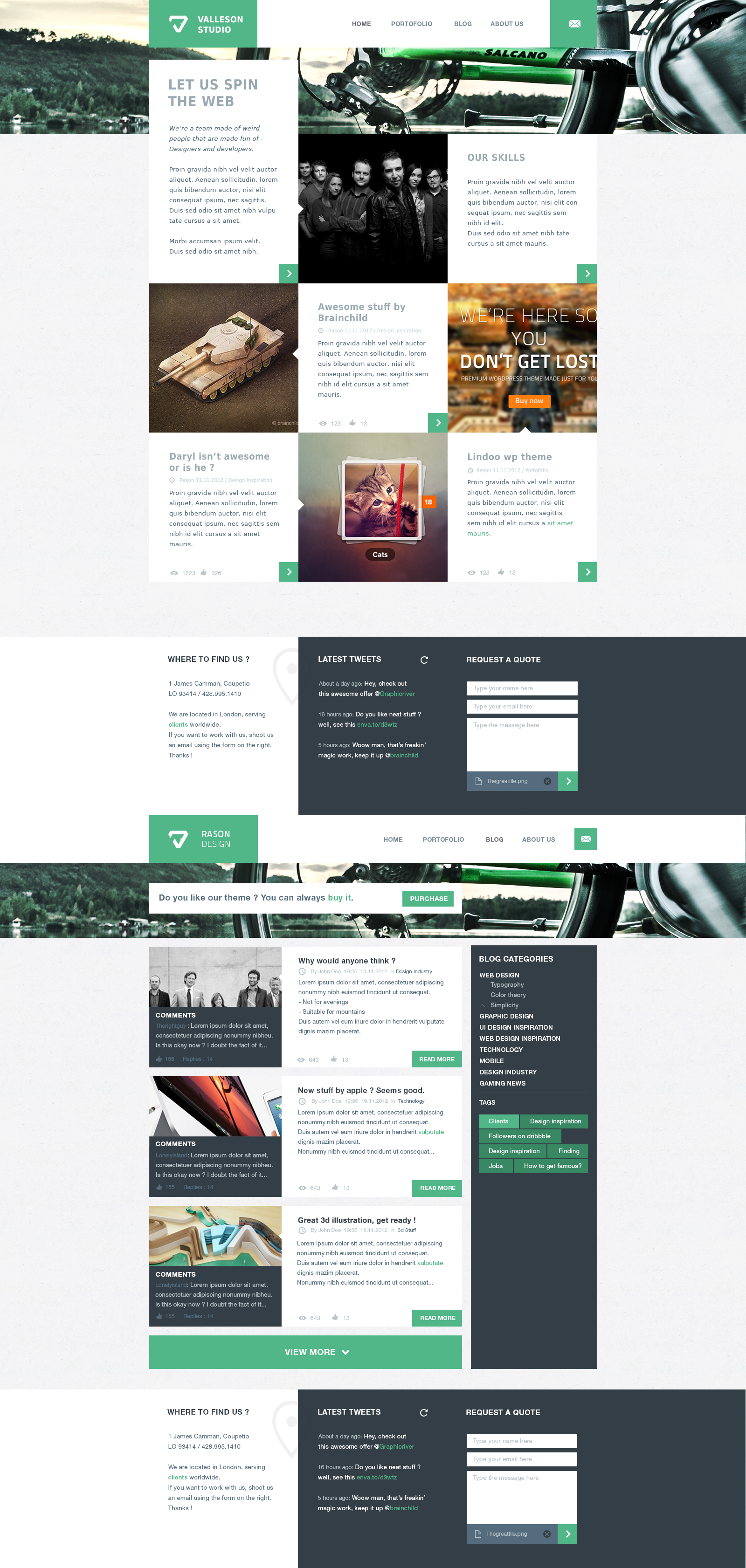 Valleson WP Theme (WIP)