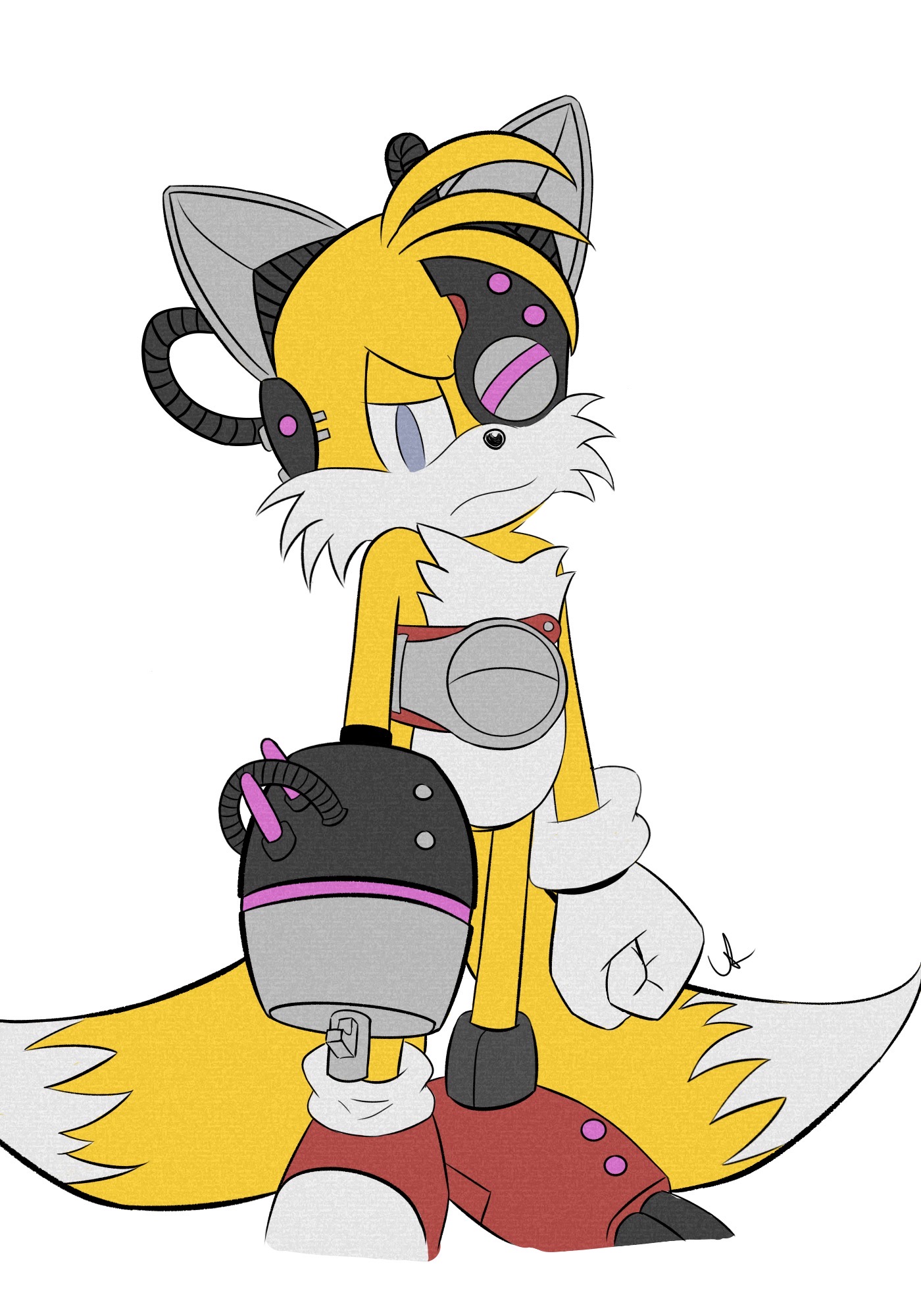 Robo Tails Robo-Tails by 0w0theOwO on DeviantArt